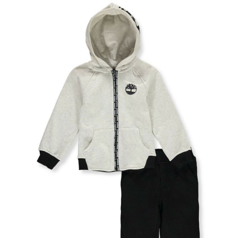 Timberland Boys 2-Pc Fleece Sweatshirt & Pants